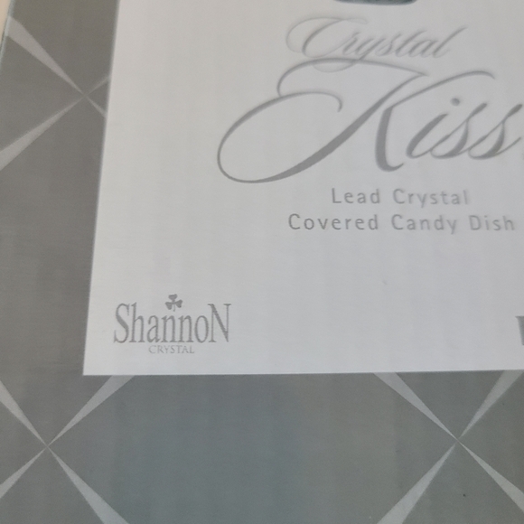 Godinger  Crystal Lidded Dish Hershey Kiss - Picture 4 of 13